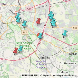 Mappa Via Ferruzzano, 00173 Roma RM, Italia (4.79167)