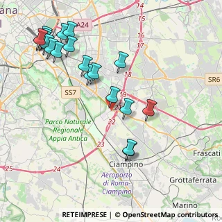 Mappa Via Capistrano, 00173 Roma RM, Italia (5.151)