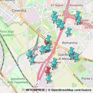 Mappa Via Capistrano, 00173 Roma RM, Italia (1.1315)