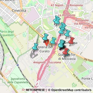Mappa Via Capistrano, 00173 Roma RM, Italia (0.773)