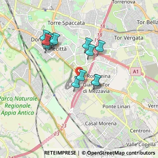 Mappa Via Ferruzzano, 00173 Roma RM, Italia (1.75231)