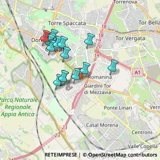 Mappa Via Ferruzzano, 00173 Roma RM, Italia (1.746)