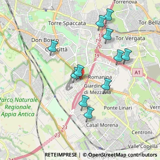 Mappa Via Capistrano, 00173 Roma RM, Italia (2.03455)