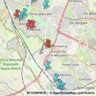 Mappa Via Ferruzzano, 00173 Roma RM, Italia (3.23417)