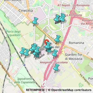 Mappa Via Girifalco, 00173 Roma RM, Italia (0.9055)