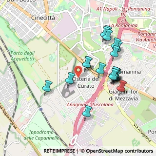 Mappa Via Girifalco, 00173 Roma RM, Italia (0.988)