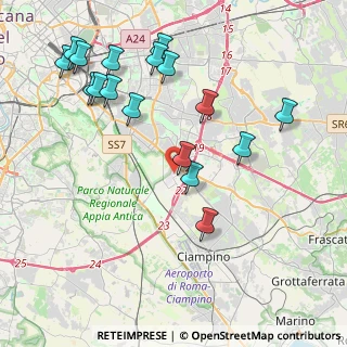 Mappa Via Girifalco, 00173 Roma RM, Italia (4.80941)