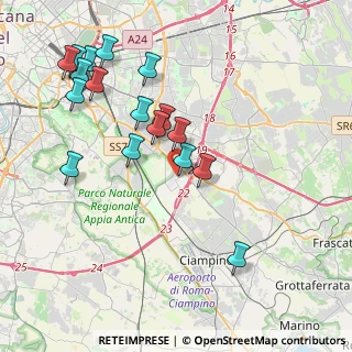 Mappa Via Girifalco, 00173 Roma RM, Italia (4.50118)