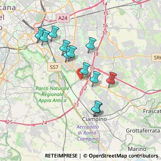 Mappa Via Girifalco, 00173 Roma RM, Italia (3.62417)