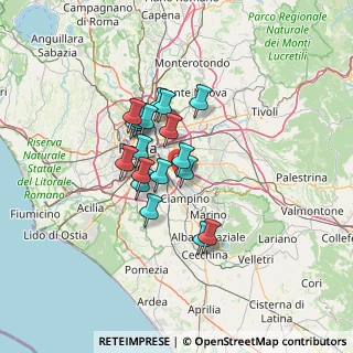 Mappa Via Girifalco, 00173 Roma RM, Italia (10.21)