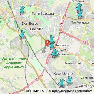 Mappa Via Girifalco, 00173 Roma RM, Italia (2.83636)