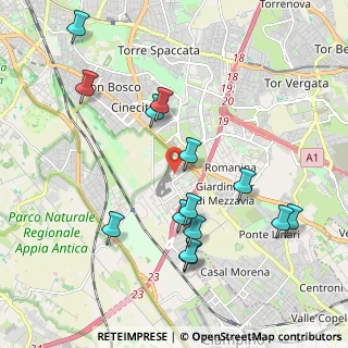Mappa Via Girifalco, 00173 Roma RM, Italia (2.25214)