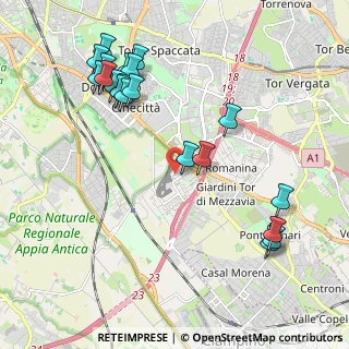 Mappa Via Girifalco, 00173 Roma RM, Italia (2.4925)
