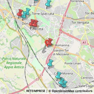 Mappa Via Girifalco, 00173 Roma RM, Italia (3.1425)