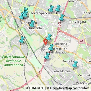 Mappa Via Girifalco, 00173 Roma RM, Italia (2.63154)