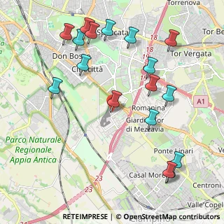 Mappa Via Girifalco, 00173 Roma RM, Italia (2.57765)