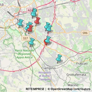 Mappa Via Domenico Baccarini, 00173 Roma RM, Italia (4.11667)
