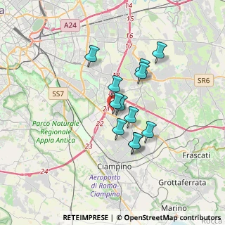 Mappa Via Francesco di Benedetto, 00173 Roma RM, Italia (2.73917)