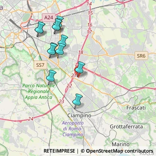 Mappa Via Francesco di Benedetto, 00173 Roma RM, Italia (4.45167)