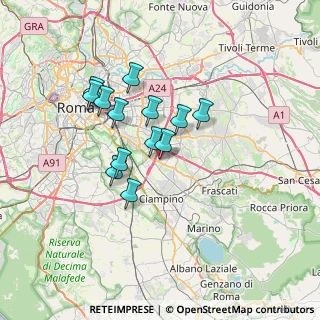 Mappa Via Francesco di Benedetto, 00173 Roma RM, Italia (5.84308)
