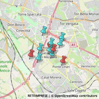 Mappa Via Francesco di Benedetto, 00173 Roma RM, Italia (1.10455)