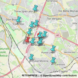 Mappa Via Francesco di Benedetto, 00173 Roma RM, Italia (1.70786)