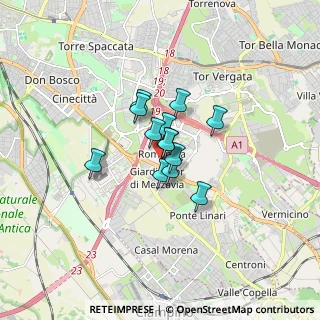 Mappa Via Francesco di Benedetto, 00173 Roma RM, Italia (0.95231)