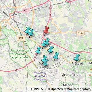 Mappa Via Gabriele Napodano, 00173 Roma RM, Italia (3.10727)