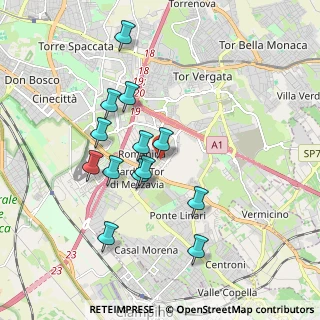 Mappa Via Gabriele Napodano, 00173 Roma RM, Italia (1.81154)