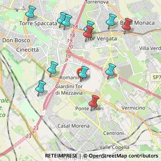 Mappa Via Gabriele Napodano, 00173 Roma RM, Italia (2.495)