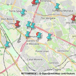 Mappa Via Gabriele Napodano, 00173 Roma RM, Italia (2.69308)