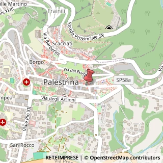 Mappa Via Anicia, 21, 00036 Palestrina, Roma (Lazio)
