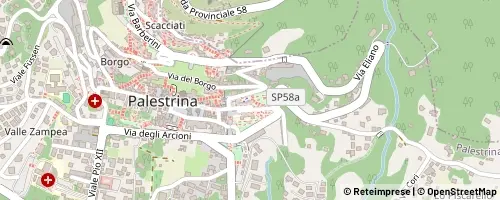 Mappa Palestrina
