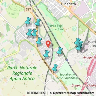 Mappa Via Polia, 00175 Roma RM, Italia (1.05)