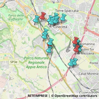 Mappa Via Polia, 00178 Roma RM, Italia (2.0715)