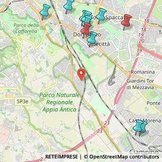 Mappa Via Polia, 00175 Roma RM, Italia (3.35727)