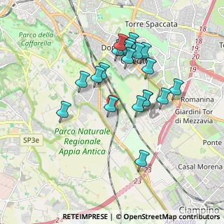 Mappa Via Polia, 00175 Roma RM, Italia (1.7995)