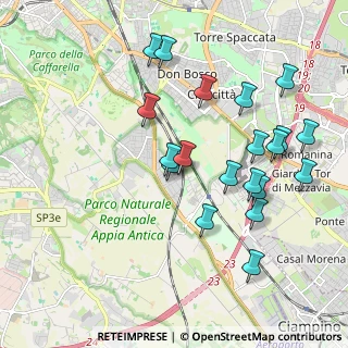 Mappa Via Polia, 00178 Roma RM, Italia (2.138)