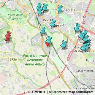 Mappa Via Polia, 00178 Roma RM, Italia (2.9655)