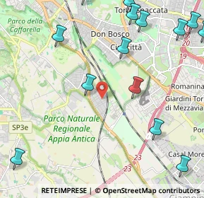 Mappa Via Polia, 00178 Roma RM, Italia (3.18)