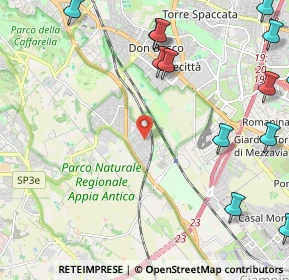 Mappa Via Polia, 00178 Roma RM, Italia (3.44429)