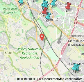 Mappa Via Polia, 00178 Roma RM, Italia (3.35727)