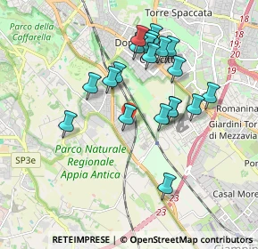 Mappa Via Polia, 00178 Roma RM, Italia (1.7995)