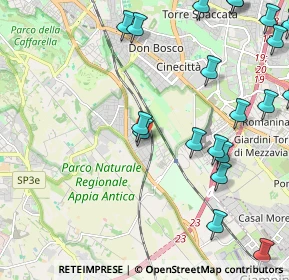 Mappa Via Polia, 00178 Roma RM, Italia (3.061)