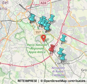 Mappa Via Polia, 00178 Roma RM, Italia (3.25154)