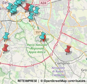 Mappa Via Polia, 00178 Roma RM, Italia (7.3115)