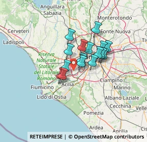 Mappa 00148 Roma RM, Italia (9.3575)
