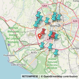 Mappa 00148 Roma RM, Italia (7.42667)
