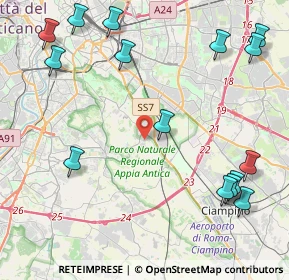Mappa Via Lucio Volumnio, 00178 Roma RM, Italia (5.95933)