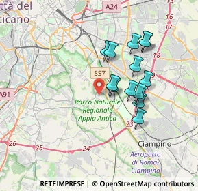 Mappa Via Lucio Volumnio, 00178 Roma RM, Italia (3.20286)